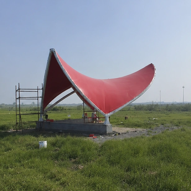 NTPC tensile structure, Ekra Decor &mdash; photograph 3
